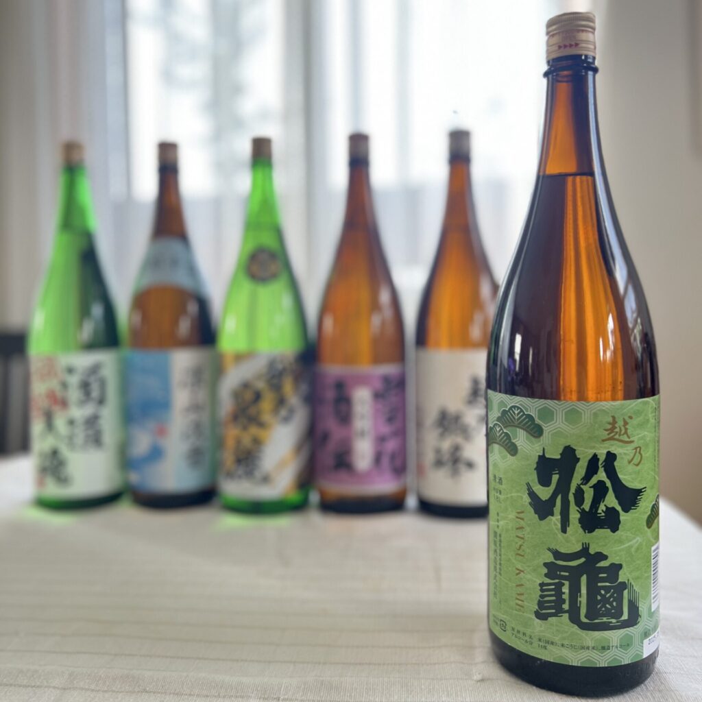 新潟地酒飲みくらべ