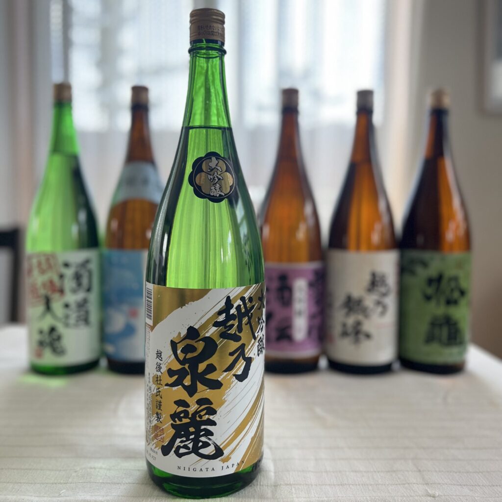 新潟地酒飲みくらべ